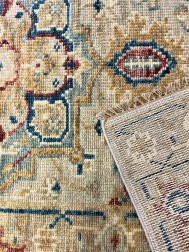 Ushak Ivory Beige Rug - Thumbnail - 6