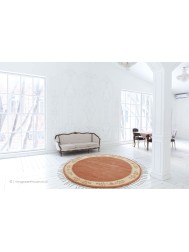 Classica Rose Circle Rug - Thumbnail - 2