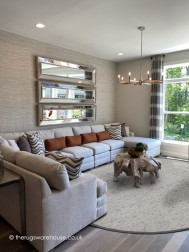 NY Whitesmoke Grey Circle Rug - Thumbnail - 2