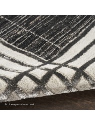 Lustrio Charcoal Silver Rug - Thumbnail - 7