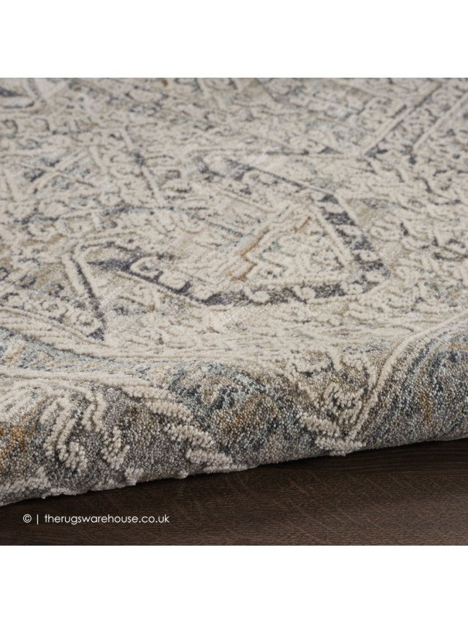 Elmira Ivory Blue Runner - 4