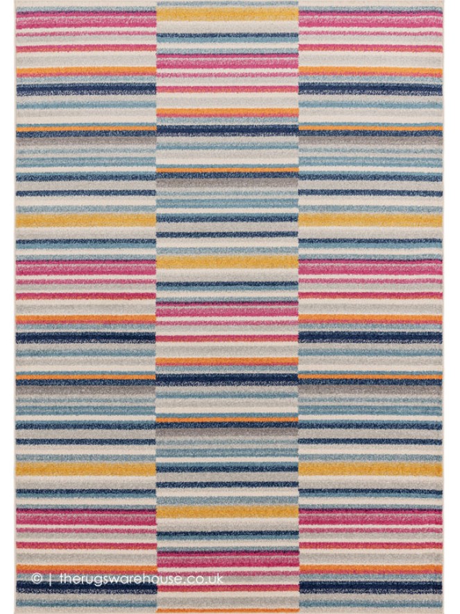 Muse Multi Stripe Rug - 7