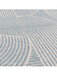 Blue Swirl Rug - Thumbnail - 3