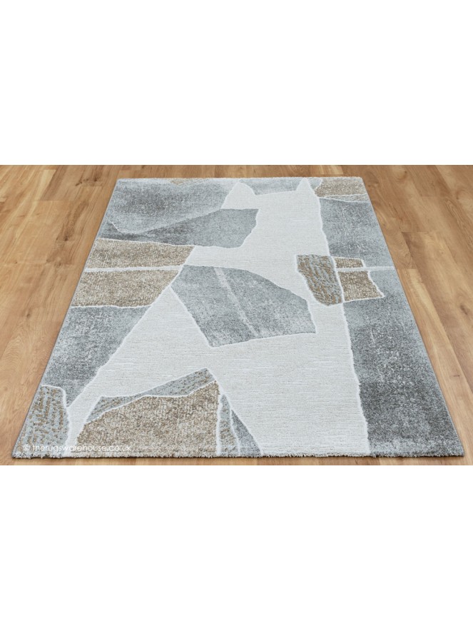 Chivaso Grey Beige Rug - 3
