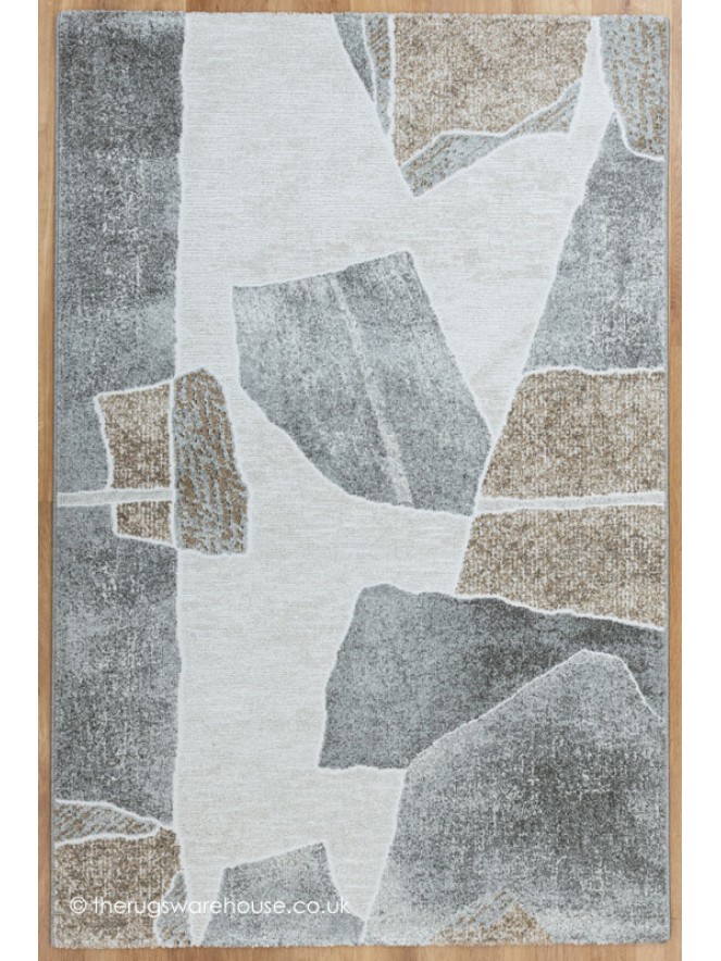 Chivaso Grey Beige Rug - 9